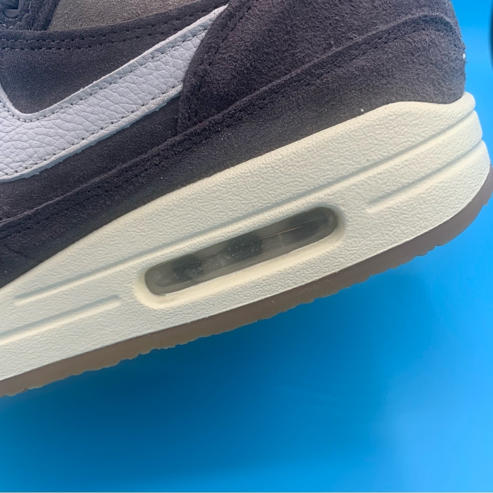 Men’s Nike Air Max 1 Premium Crepe Soft Grey Shoe FD5088-001 Sneaker Size 9 - Picture 8 of 10